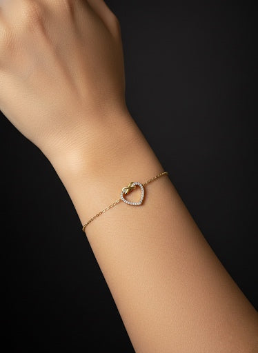 Infinity Heart Bracelet