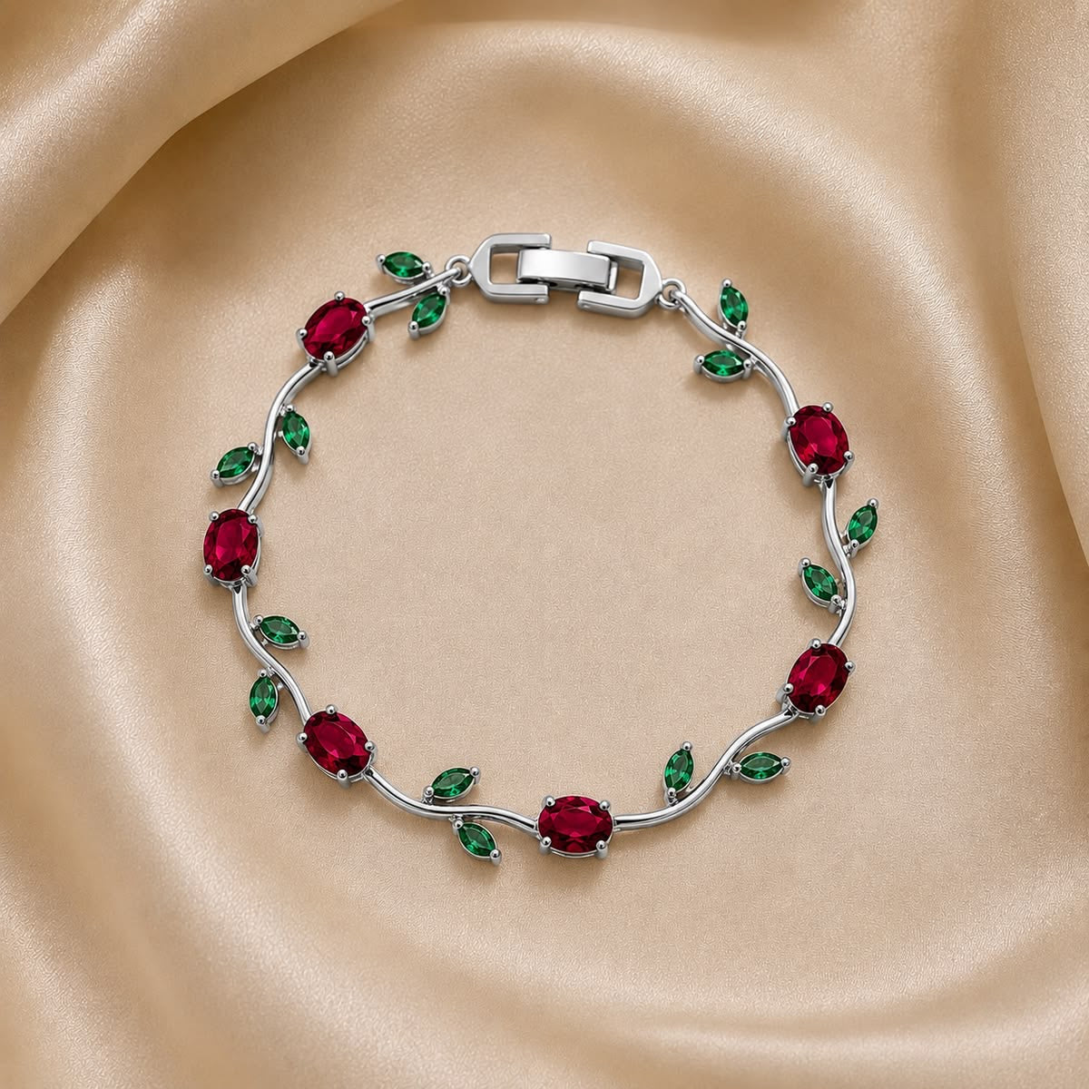 Silver Tulip Bracelet