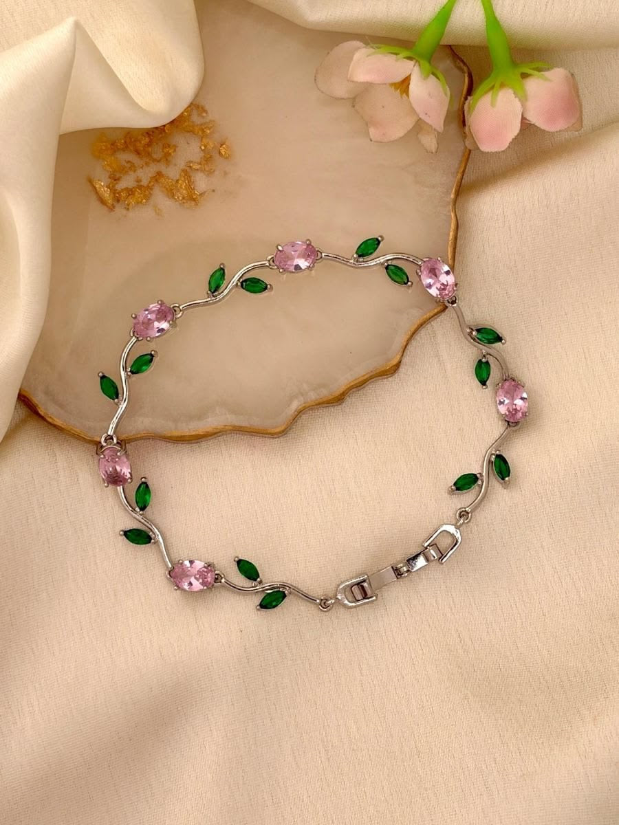 Silver Tulip Bracelet