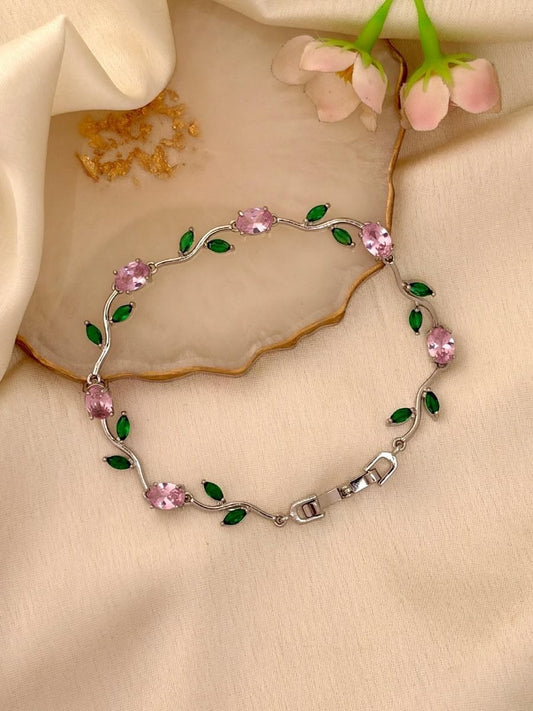 Silver Tulip Bracelet