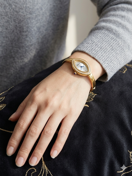 Gold Cuff Watch