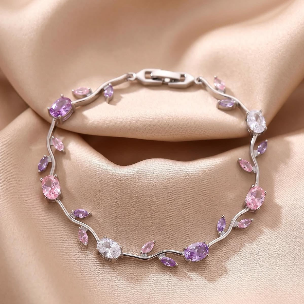 Silver Tulip Bracelet